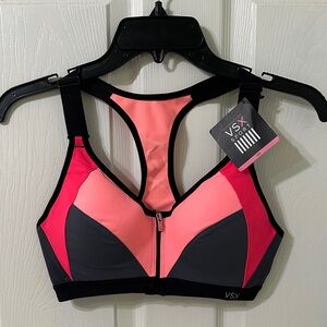 VSX Vibrant Pink and Black Sports Bra
